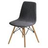 1/2/4/6pcs Jacquard Shell Chair Cover Stretch Armless Chair Slipcover Solid Color Elastic Dining Seat Cover Home Hotel Banquet