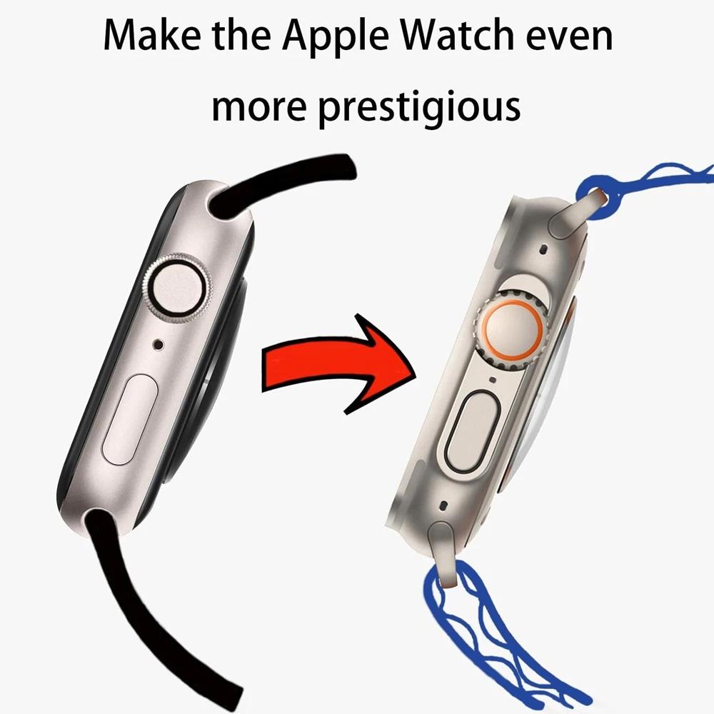 Change To Ultra Glass Screen Protector + Case for Apple Watch 11 10 9 8 7 45mm 41mm 44mm 40mm IWatch S10 42mm 46mm PC Hard Cover