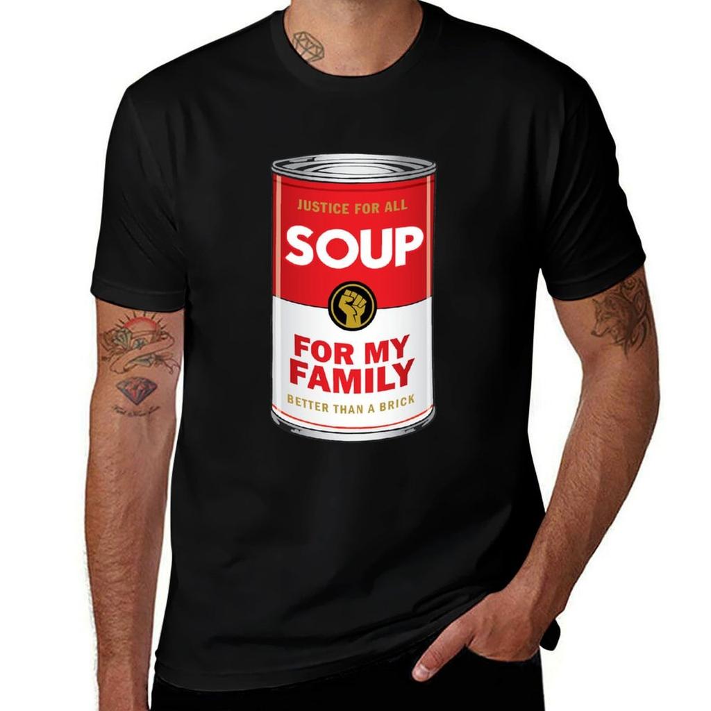 Soup For My Family Tshirt Big Size Loose Fit Tee Shirt