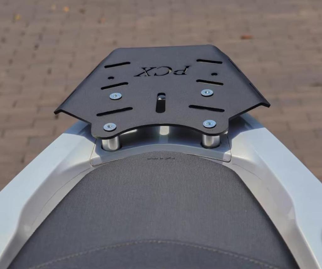 Xinaishan Rear Carrier for PCX125 150 160 Capacity Motorcycle Rear Luggage Carrier Rear Top Case Mounting (Load 10kg) - Rack, Rack, Box, Base.