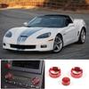 PIUGILH Air Conditioner Volume Tune Knob Cover Fit for Corvette C6 2007-2013 Interior Accessories,Aluminum Center Console AC Switch Knob Cover,3PCS