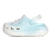 Crocs Crush Clog EVA Made in Stars Seaside Essay Handwritten Graffiti Beach Casual Comfortable Hole Shoes Women's White