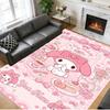 Crystal Velvet Rug Custom Name Text, Soft Non Slip Floor Mat Home DecorMy Melody