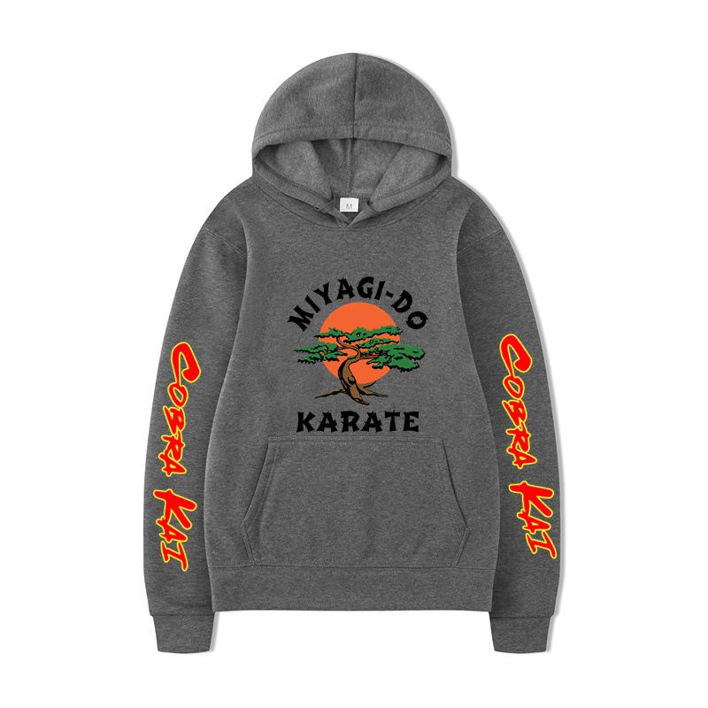 Karate Kid Val Armorr Cobra Print Men's Hoodie Brand Hoody Y2K Clothes Vintage Fashion Unisex Long Sleeve Pullovers