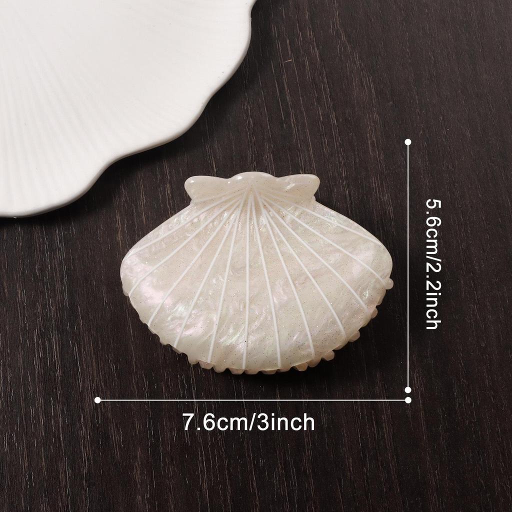 Bamboo Yao Ocean-Style Whale & Seashell Hair Clip