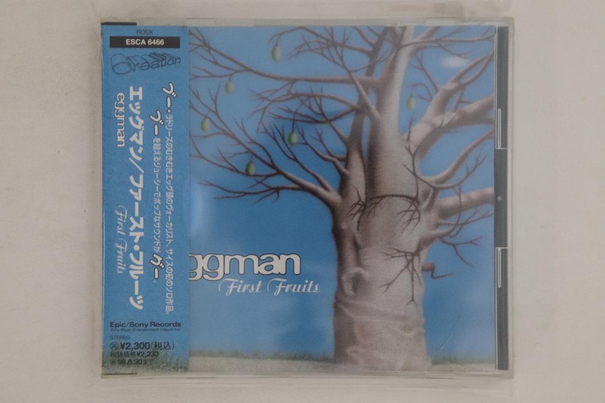 

CD EGGMAN - First Fruits ESCA6466PROMO EPIC 1996 Japan Obi Rock Used