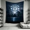 Man Utd N Wall Hanging Printed Fabric Blanket Decorative Tapestries for Bedroom Living Room Home Decor