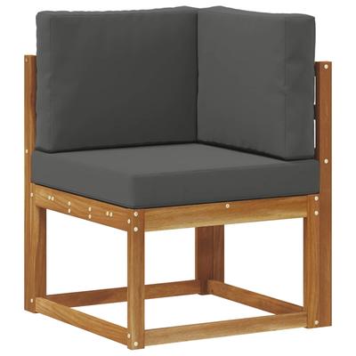 Outdoor Corner Sofa Solid Acacia Wood