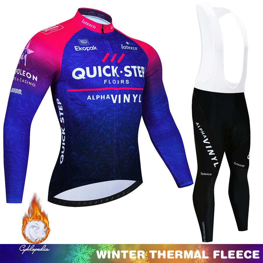 Road Bike Autumn and Winter Warm Long-sleeved Cycling Suit Men's and Women's Cycling Clothes
