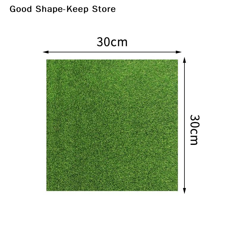 Grass Mat Green 30*30CM DIY Micro Landscape Artificial Lawns Turf Carpets Fake Sod Simulation Moss Lawn Home Decoration