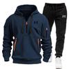 2025 Men's Autumn/Winter Sports Set: Hoodie & Pants for Outdoor Running