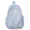 Campus Schoolbag Women's Plaid Backpack Junior Senior High School Students Large Capacity Travel Backpack