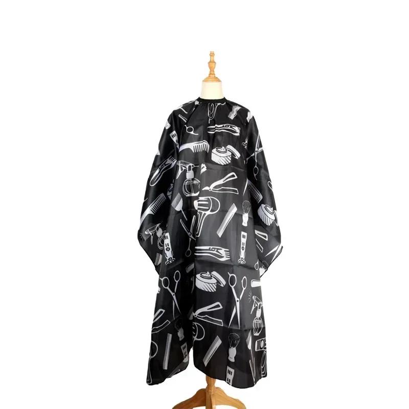 Hairdressing Coth Pattern Cutting Hair Waterproof Cloth Salon Barber Cape Professional Hair Stylist Retro Aprons Haircut Cape