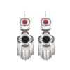 Bohemian Ethnic Exotic Style Retro Diamond Fringed Flower Earrings Women'S Hollow Fashion Earrings