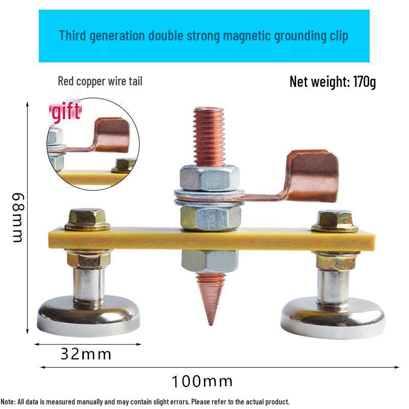 Strong Magnetic Welding Ground Clamp
