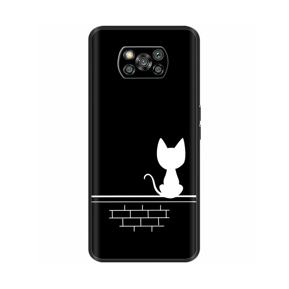 Cover For Xiaomi Poco X3 Pro Case Soft Silicon Black Phone Casse for Poco X3 NFC Case for Poco X 3 NFC PocoX3 Pro TPU Capa Funda