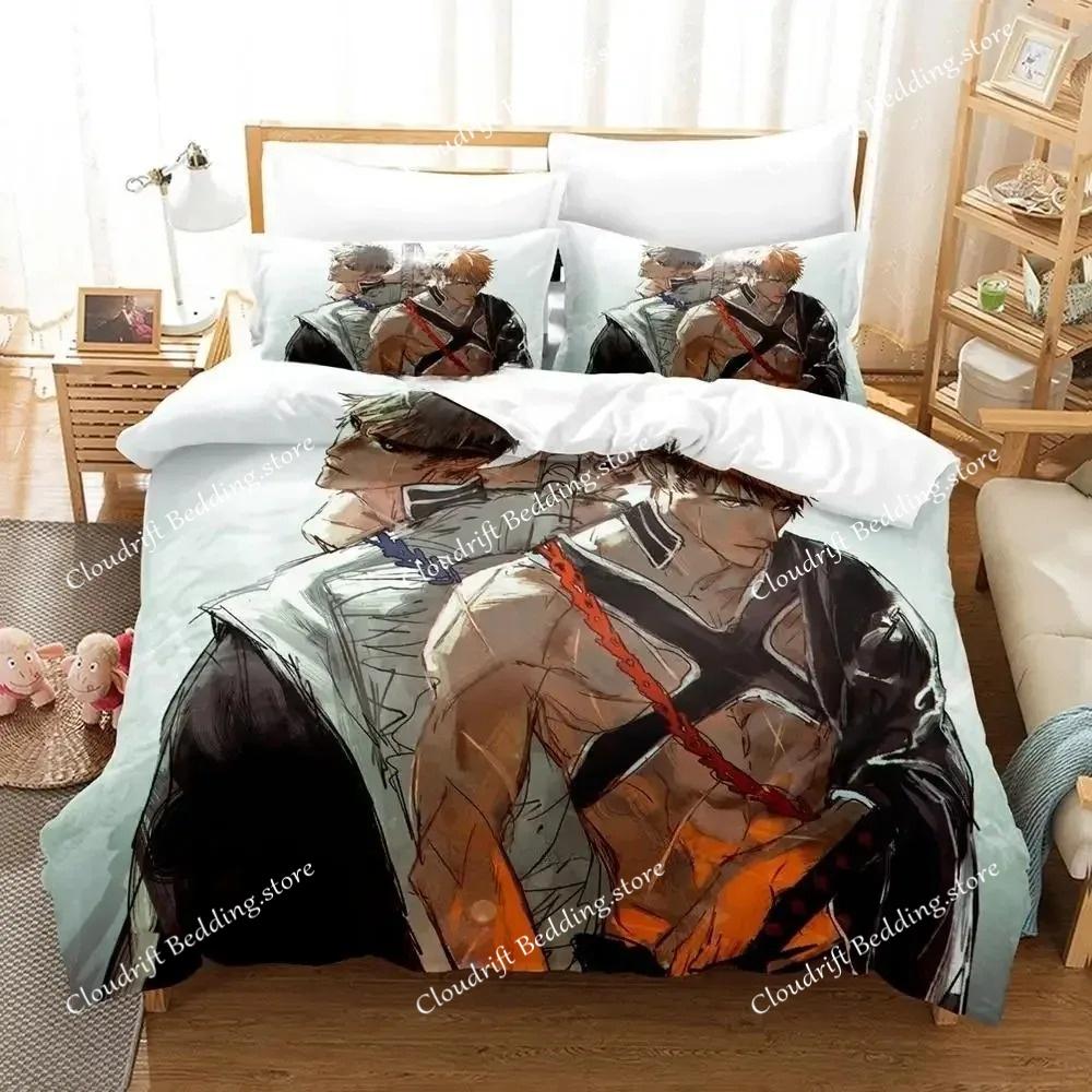 2025 Bleach Bedding Set Single Twin Full Queen King Size Bed Set Adult Kid Bedroom Duvet cover Sets 3D Print Anime Bed Sheet Set