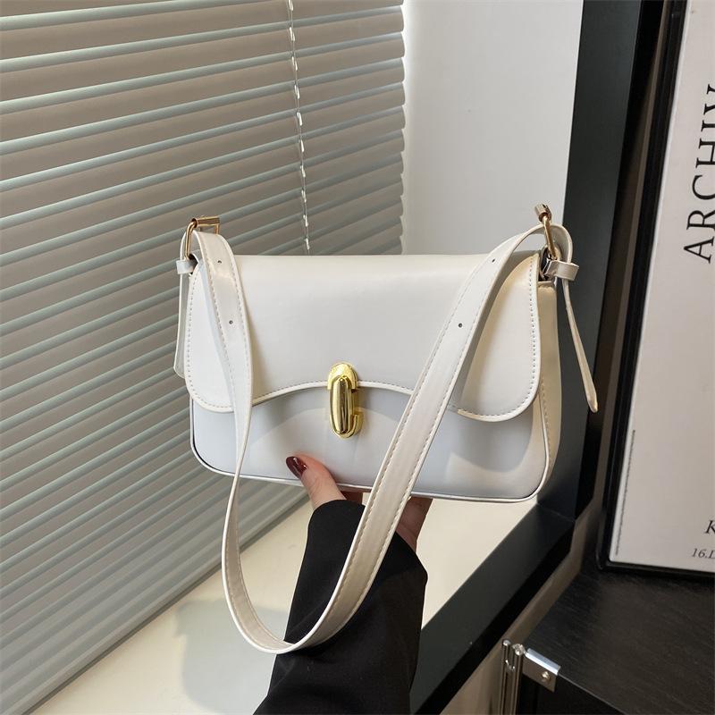 

Весна и лето новая высококачественная текстура темперамент городская сумка-хобо для женщин, модная универсальная сумочка белый