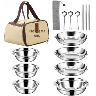 Tragbares Outdoor-Campinggeschirr-Set