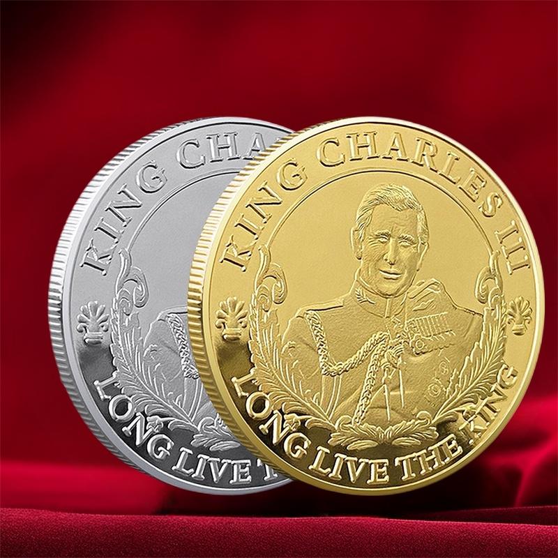 King Charles Lll Commemorative Coin Modern Minimalist Style Home Office Decor