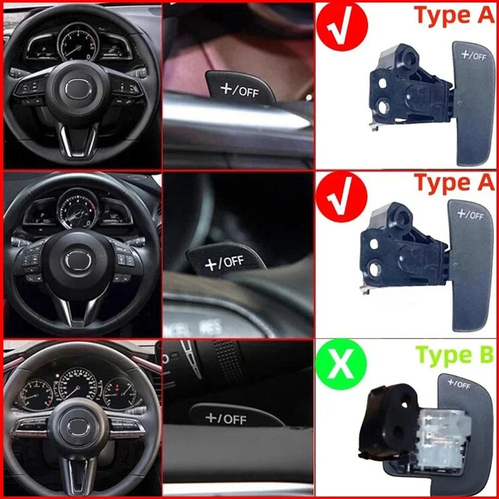 Łopatki zmiany biegów do kierownicy samochodowej dla Mazda 2 3 6 Cx-3 Cx-4 2013 Cx-5 Mx-5 Atenza Axela 2014- Dsg