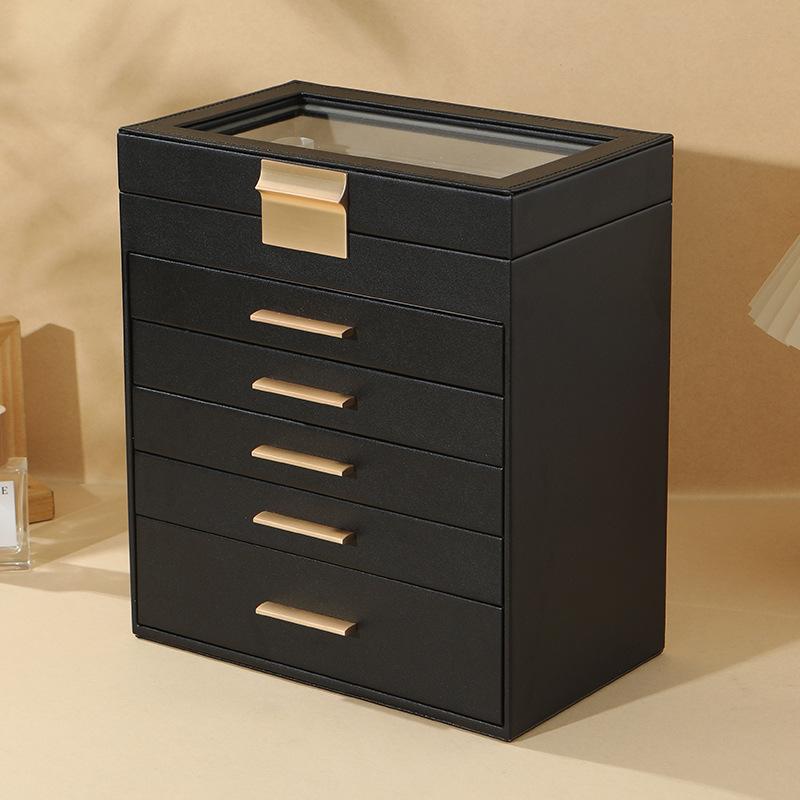 Multi-Layer Large Jewelry Box with Clear