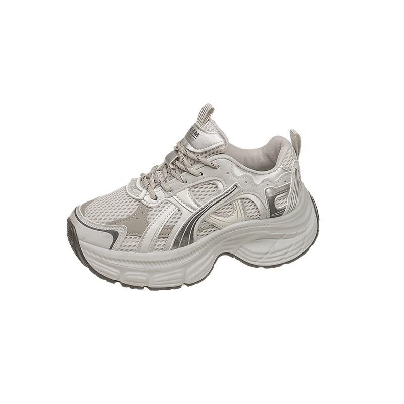 Street style mesh dad shoes women 2025 new breathable fashion casual shoes summer trend sports platform shoes women