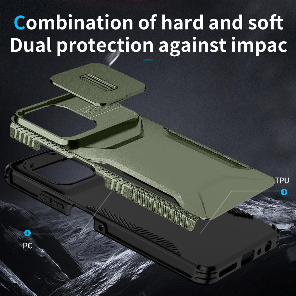 Für Motorola Moto G Power (2025)/G Play (2025) 5G Hülle Camshield TPU+PC Handyhülle Rutschfeste Seitenkante