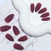 Unghie Finte a Mandorla con Punta Wearable Manicure Unghie Press-on Impermeabili Punte per Unghie Donna