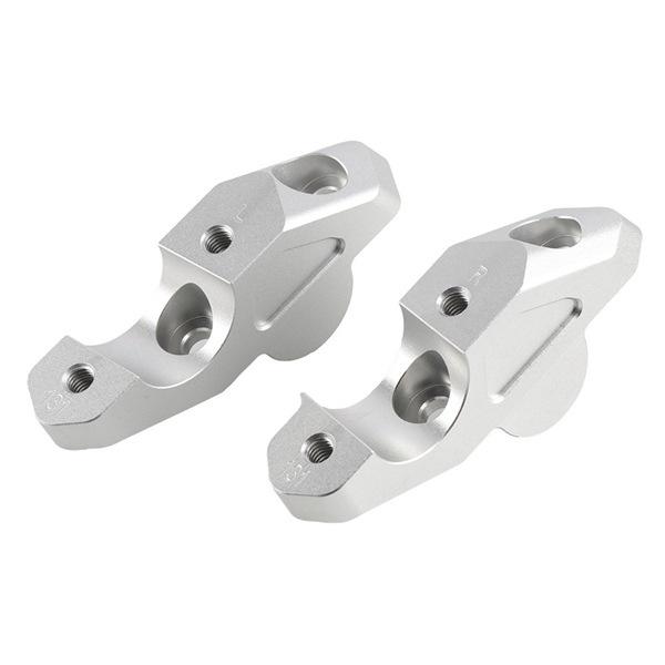 Silberne Aluminiumlegierung Motorrad-Lenkererhöhungen für BMW R1300G (1 Paar)