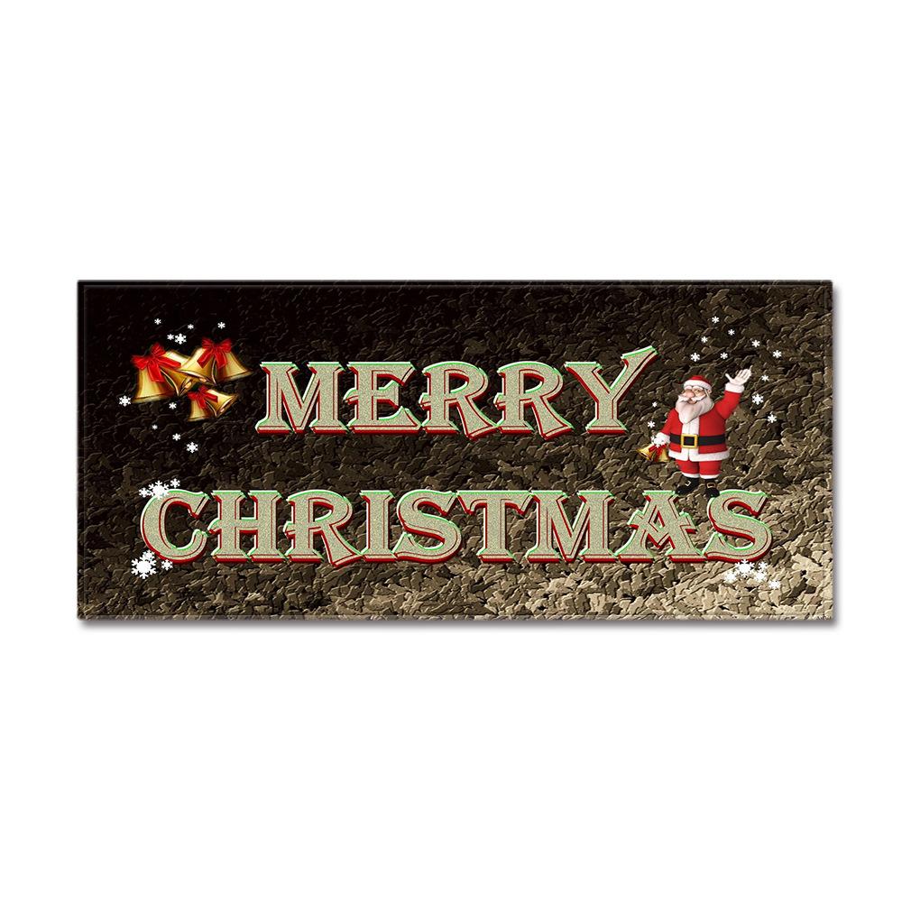 Christmas Kitchen Sand Carpet Doormat Long Floor Mat