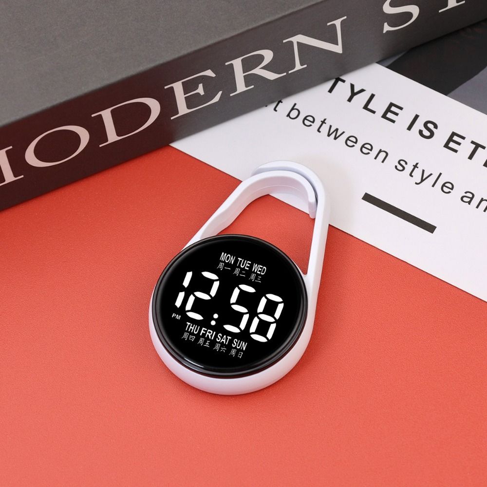 LED Electronic Hanging Watch Night Light Digital Electronic Hanging Watch Pocket Watch