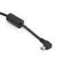 Mini USB B Type 5pin Male Right Angled 90 Degree To USB 2.0 Male Data Cable with Ferrite Core 5 Meters