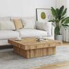 VidaXL Coffee Table Artisan Oak 90x90x28 Cm Engineered Wood, Side Table, Living Room Table, Side Table, End Table 856555