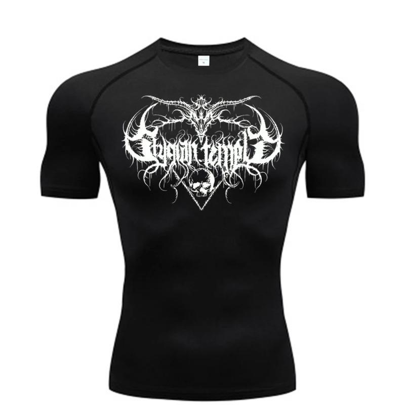 Men's Running Compression T-shirt Comfortable Short Sleeve Gym Fitness Jogging Fashion Sportswear Breathable Quick-Drying High Elasticity Top