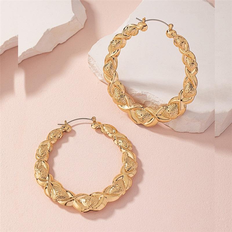 European And American Personality Exaggerated Creative Punk Earrings New Bohemian Style Hollow Earrings