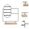Earring Display Stand Jewelry Storage Rack Tabletop Organizer for Necklaces And Bangles