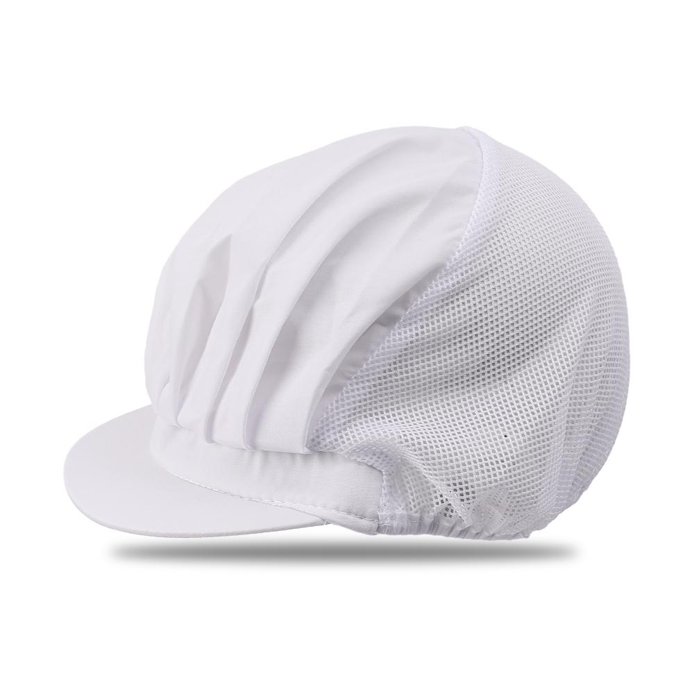 

2026 Solid Breathable Work Dust Cap for Women Men Adjustable Cooking Chef Caps Food Service Hair Nets Chic Hat Work Accessories белый