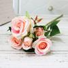 Faux Roses Lifelike Reusable Smooth Beautiful Silk Fake Flower for Kitchen