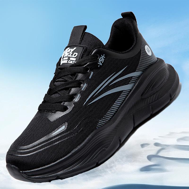 Large size men's shoes breathable ultra-light mesh sports shoes casual shoes student soft sole lightweight running shoes