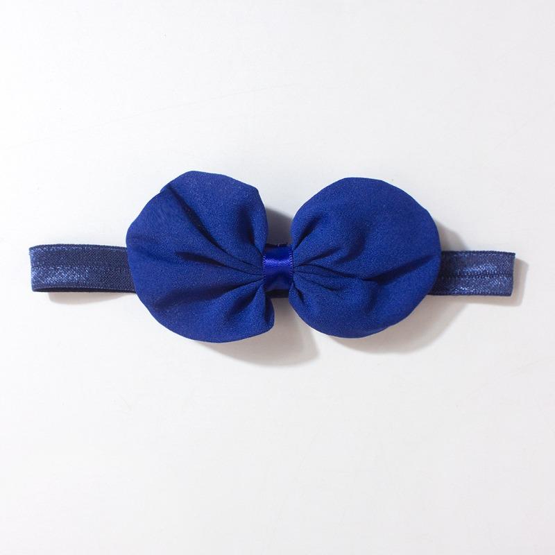 Children's headband hair accessories, chiffon bow elastic headband, newborn baby headband flower headscarf