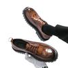 Cheap Leather Shoes Trend British New Korean Version Platform Heightening Business Dress Big Head Casual Men's Shoes