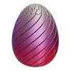 Huevo Giratorio Divertido Huevo de Pascua Espiral Impreso en 3D Figura Juguete Giratorio para Adultos Alivio del Estrés y la Ansiedad