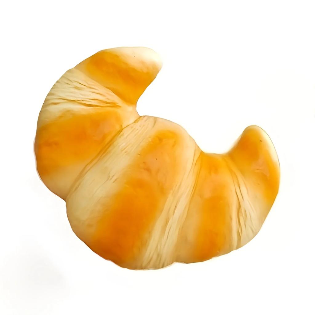 Squishy Croissant Knetspielzeug Langsam aufsteigendes Klebriges Stressabbau-Spielzeug Superweiches Lebensmittel Kreative Simulation Brot Anti-Angst-Spielzeug