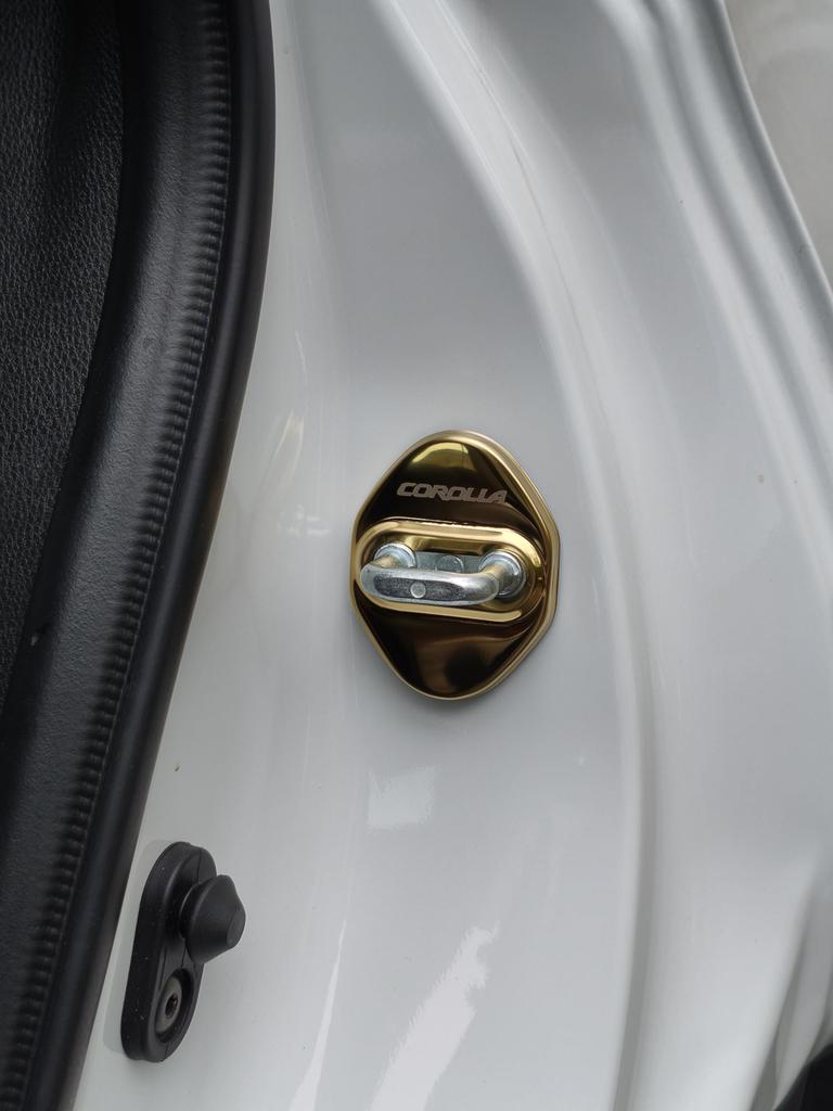 TADOKAPATU KL-MGXJ Toyota Corolla 210 Series Striker Cover Door Lock Cover Plating Accessories Interior