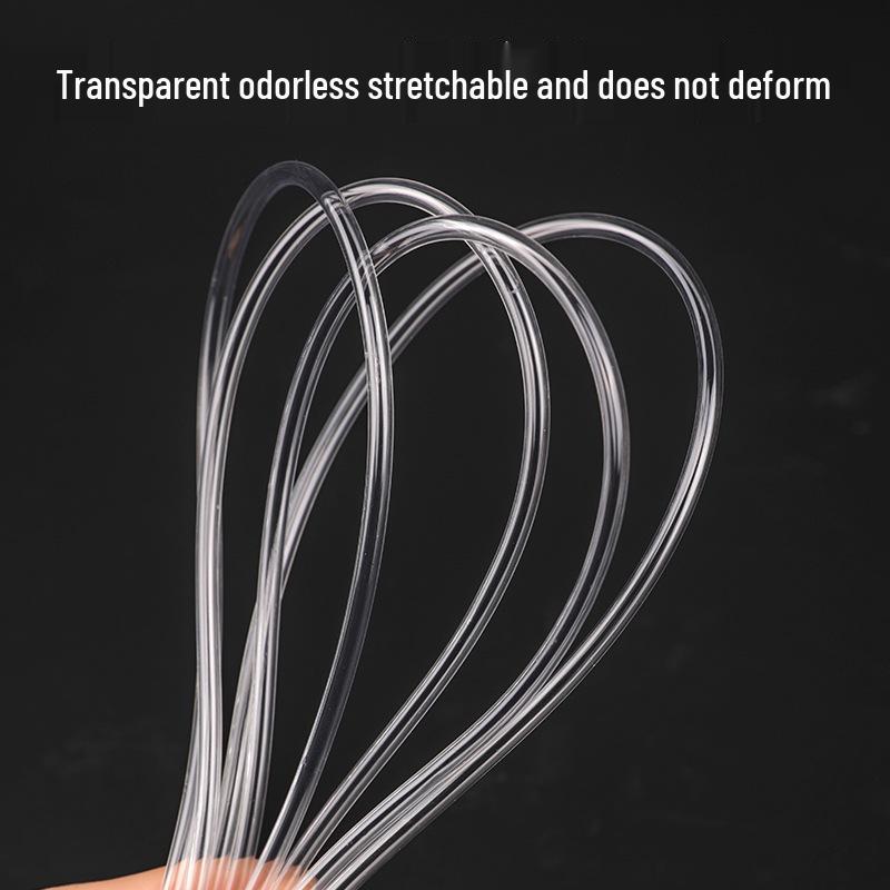 Dragon Scale Koi Braided Hand Rope: Transparent Soft Aquarium High-Pressure PU Oxygen Tube (Diameters 3-6mm)