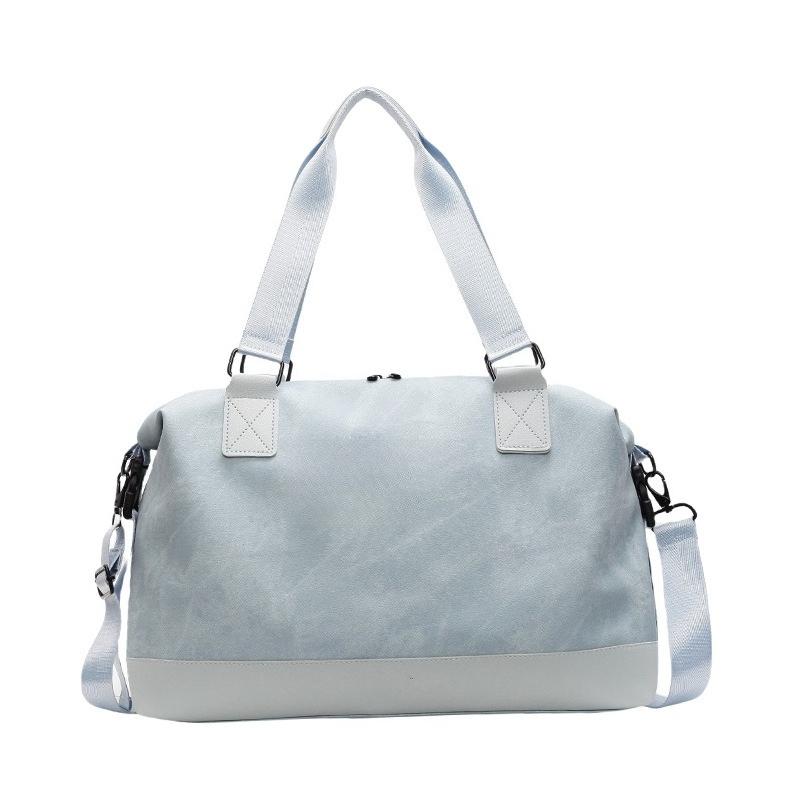 European and American Style PU Portable Travel Bag Dry and Wet Separation Fashionable Yoga Bag for Pull Rod