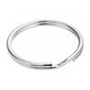 Metal Keychain Rings With Double Loop Nickel Finish For Key Holder Collection