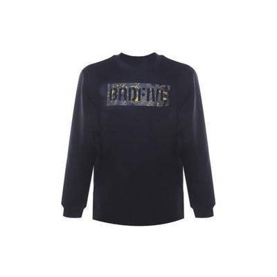 Li Ning Badfive Sports Série Basketball Imprimé Lettres Sweat-shirt Décontracté Molleton Manches Longues Unisexe Noir AWDRB91-1