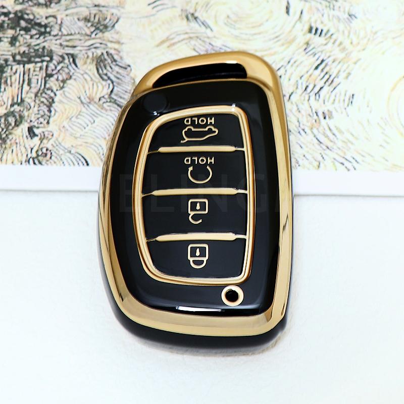 TPU Car Remote Key Case Cover Shell Fob For Hyundai Tucson Santa Fe Rena Sonata Elantra Creta Ix35 Ix45 I10 I30 I40 Accessories